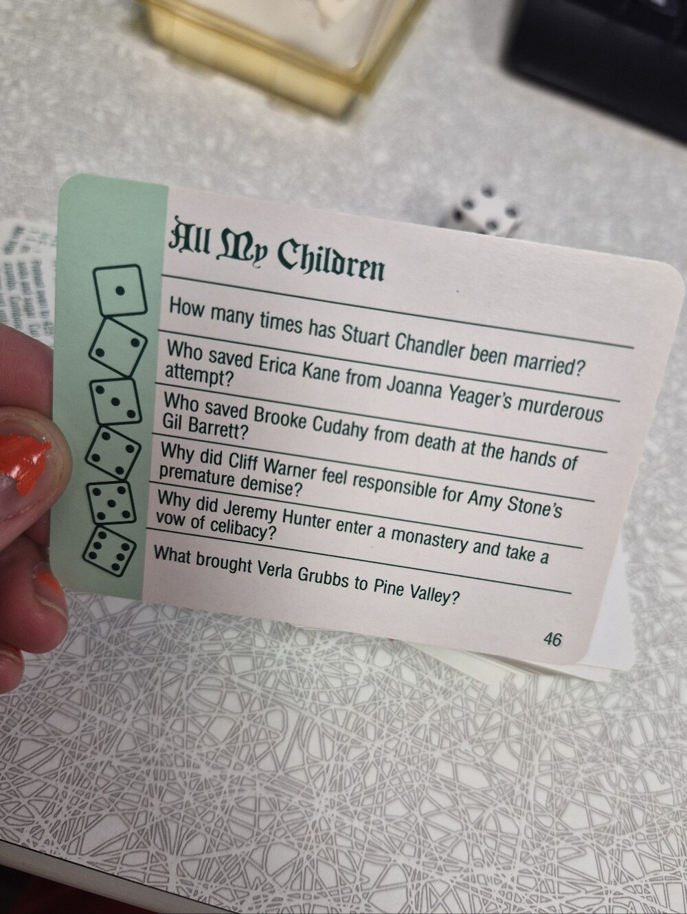 All My Children Soap Opera Challenge - Picture 6 of 6